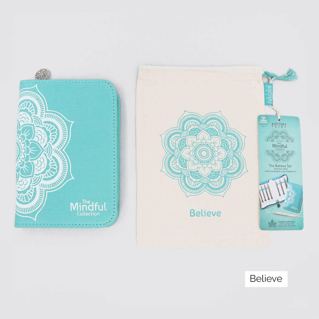 Knit Pro - Kit d'aiguilles interchangeables The Mindful Collection *Believe*