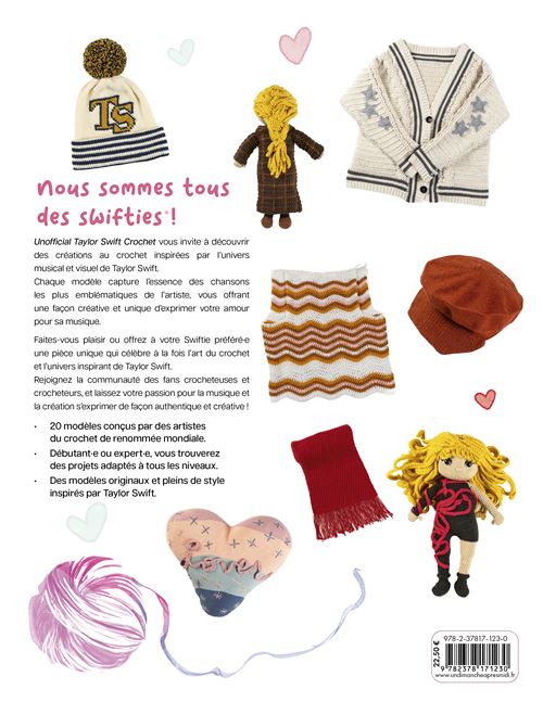 Unofficial Taylor Swift crochet - Inspiré par la musique et le style de Taylor Swift 