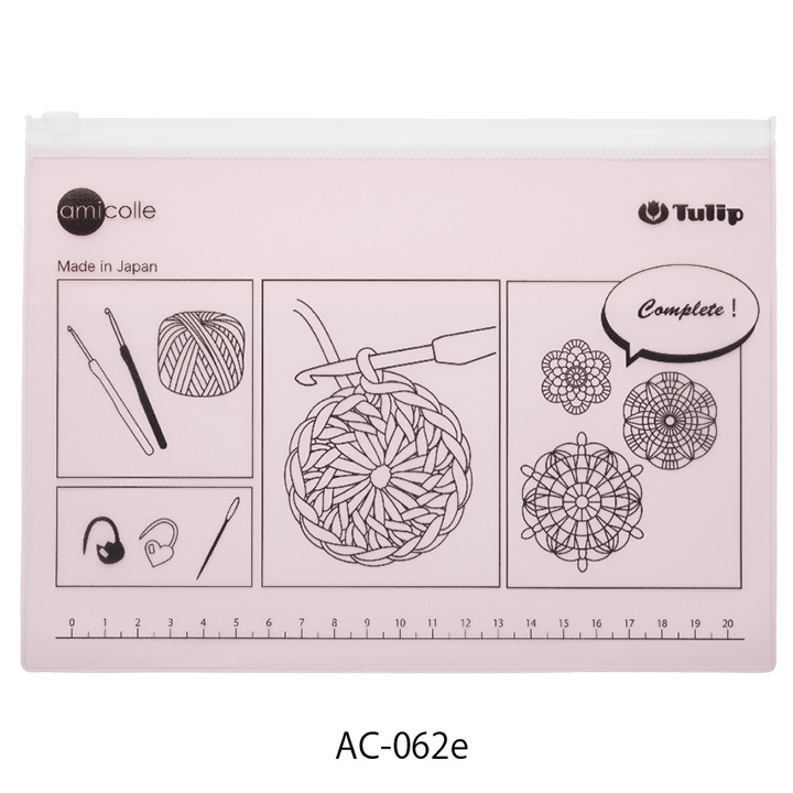 Pochette avec un gabarit - Tulip 