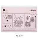 Pochette avec un gabarit - Tulip 