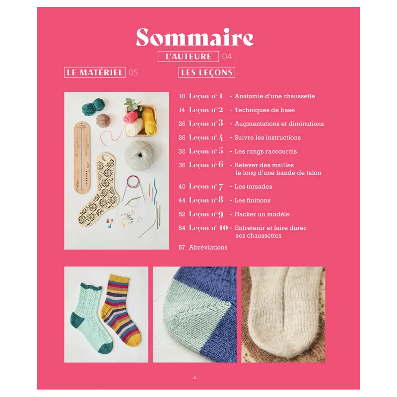 Guide expert chaussettes au tricot