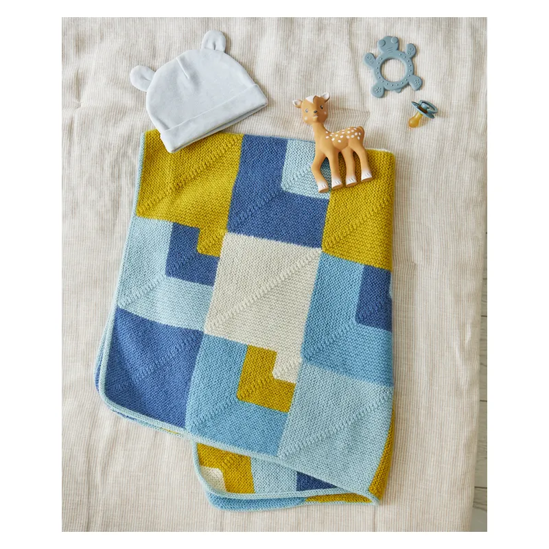 Couvertures au tricot pour bébé