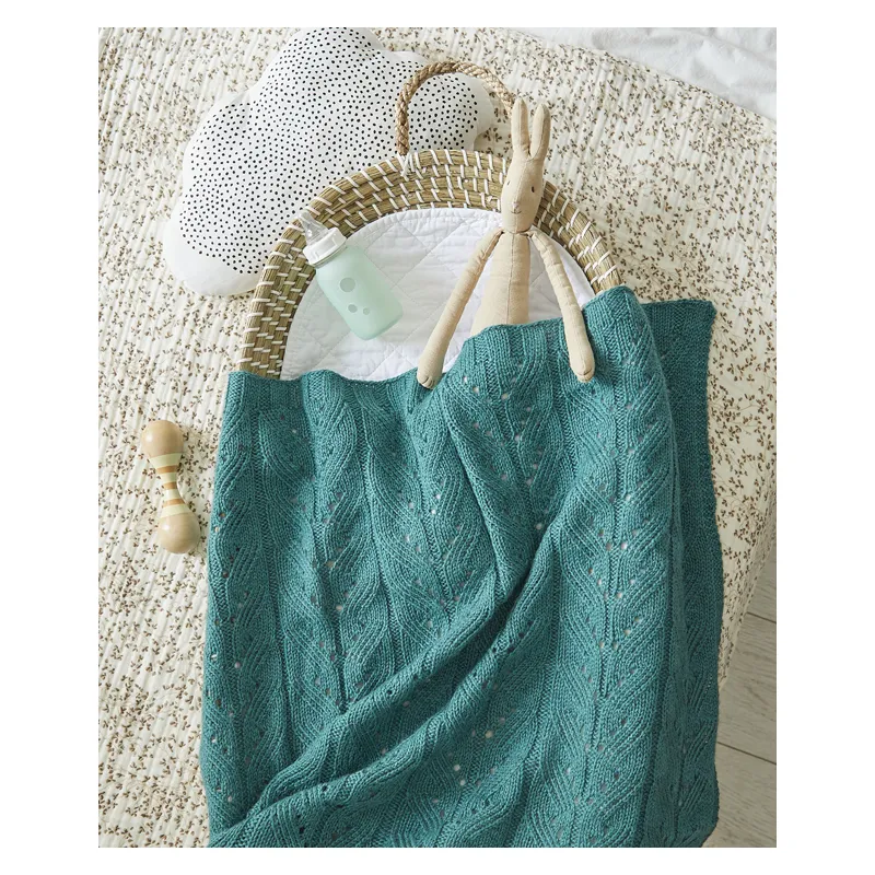 Couvertures au tricot pour bébé