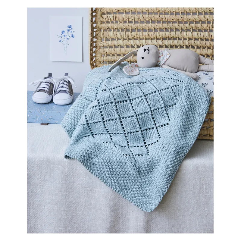 Couvertures au tricot pour bébé