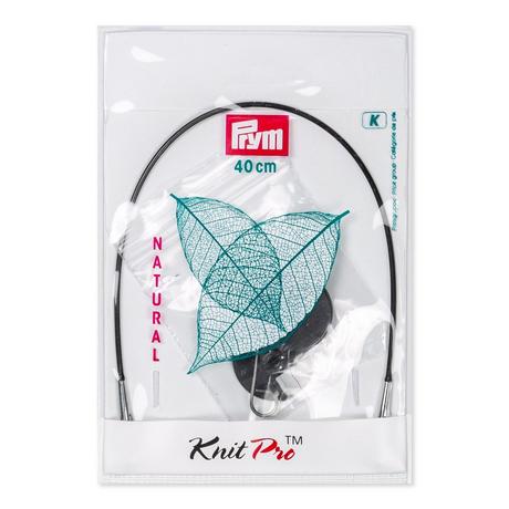 Câble pour aiguilles interchangeables natural - Prym (40 cm)