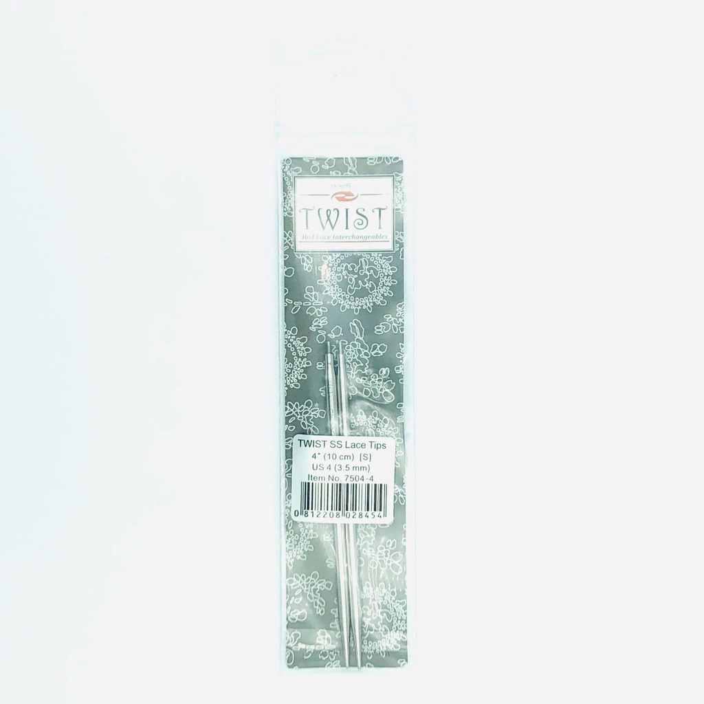 Aiguilles interchangeables Twist SS Lace Mini 13 cm (1,5 - 2,5 mm)  - ChiaoGoo (2.5 mm)