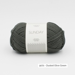 Sandnes Garn - Sunday (9071 Dark olive green)