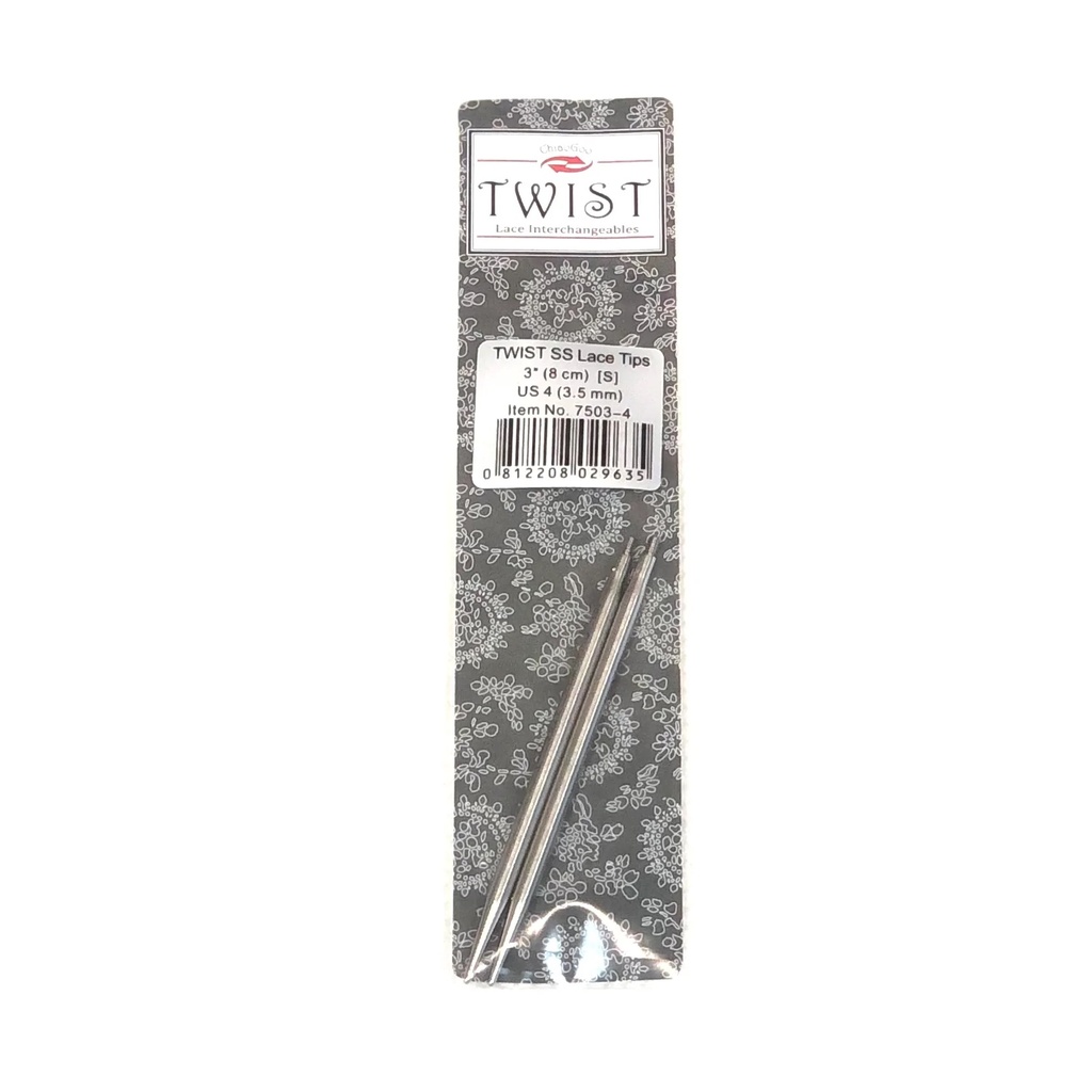 Chiaogoo - Twist SS Lace Tips Small (3,5 - 5 mm) 8 cm