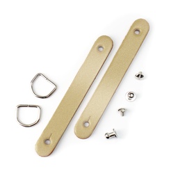 Miyako - Lot de 2 fermoirs ou attaches (Or)