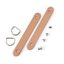 Miyako - Lot de 2 fermoirs ou attaches (Sable)