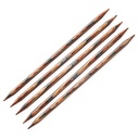 Aiguilles double pointes en bois naturel 20 cm - Knit Pro