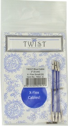 Chiaogoo - Twist blue cable small (8 cm)