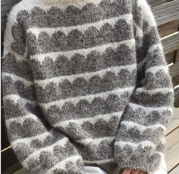 Kit Robinia Sweater - Anne Ventzel (Gris, XL-3XL)