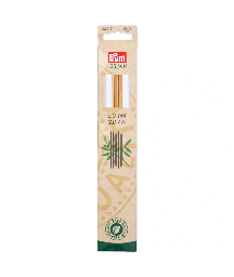 Prym - Aiguilles doubles pointes bambou 15 cm (2.5 mm)