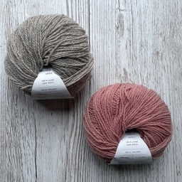 Kit col "Ino" (Poivre et sel/Argile)