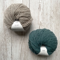 Kit col "Ino" (Iroise/Poivre et sel)