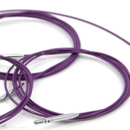 [10681] Knit pro - câbles acier (Black 40 cm)