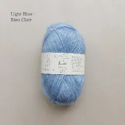 Biches et bûches - Le Gros Silk & Mohair (Bleu clair)
