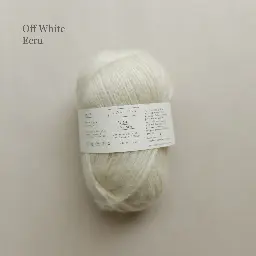 Biches et bûches - Le Gros Silk & Mohair (Ecru)