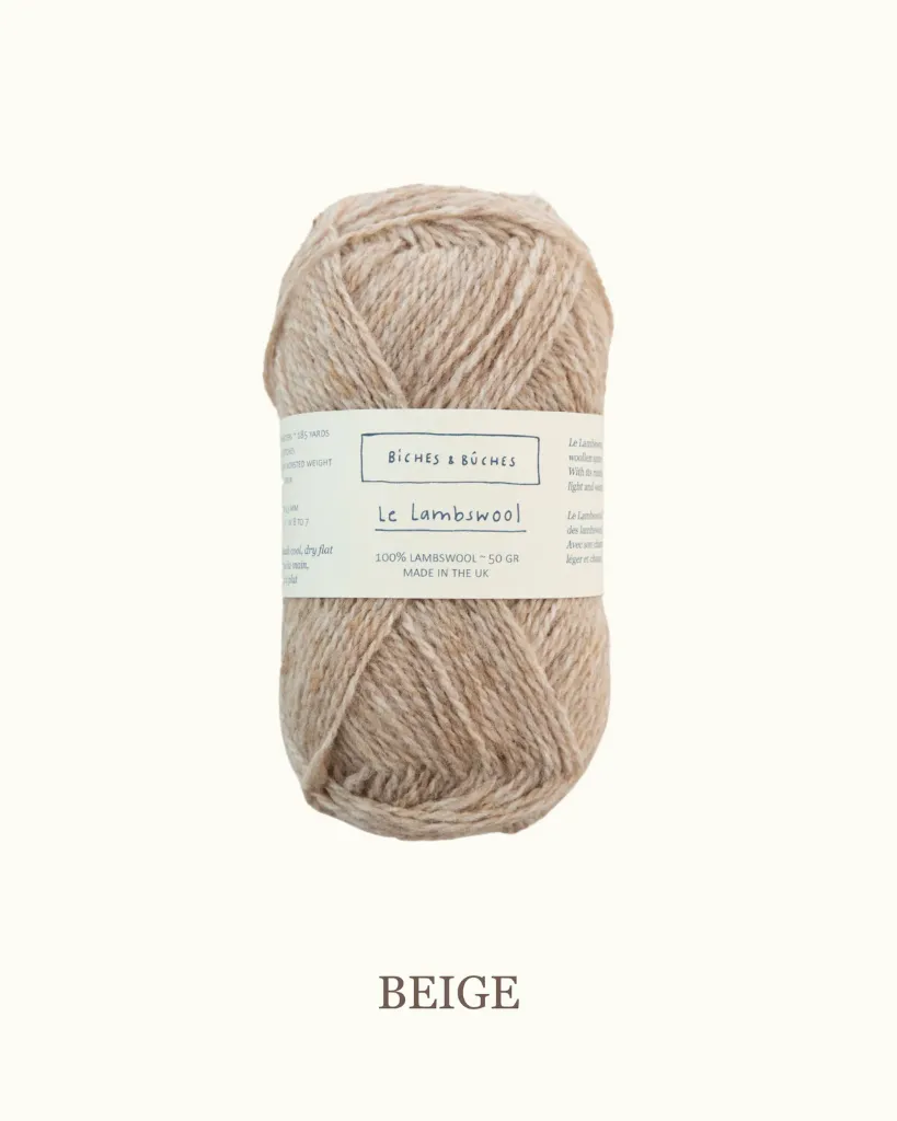 Biches et bûches - Le Lambswool (Beige)