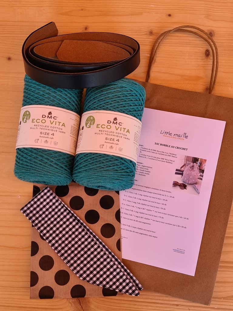 Kit sac Bobble au crochet