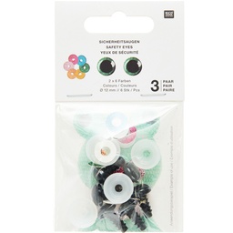 [ricoyeuxsecurite] Rico - Yeux de sécurité (12 mm)