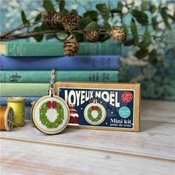 [kitpointdecroixjoyeuxnoel] Mini Kit Point de Croix (Joyeux Noël)