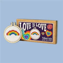 Mini Kit Point de Croix (Love is love)