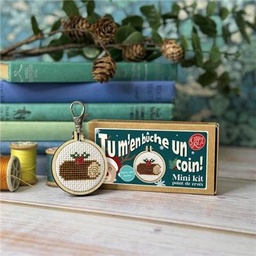 Mini Kit Point de Croix (Tu m'en bûche un coin!)