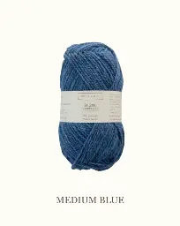Biches et bûches - Le Gros Lambswool (Bleu moyen)