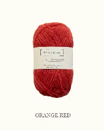 Biches et bûches - Le Petit Lambswool (Rouge orange)
