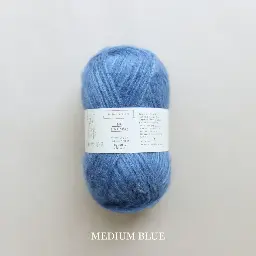 Biches et bûches - Le Gros Silk & Mohair (Bleu moyen)