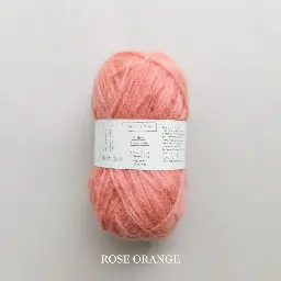 Biches et bûches - Le Gros Silk & Mohair (Rose orange)