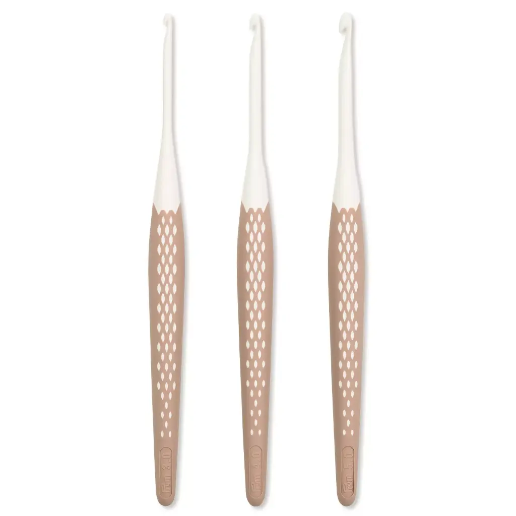 Prym Ergonomics - Set de crochets à laine 