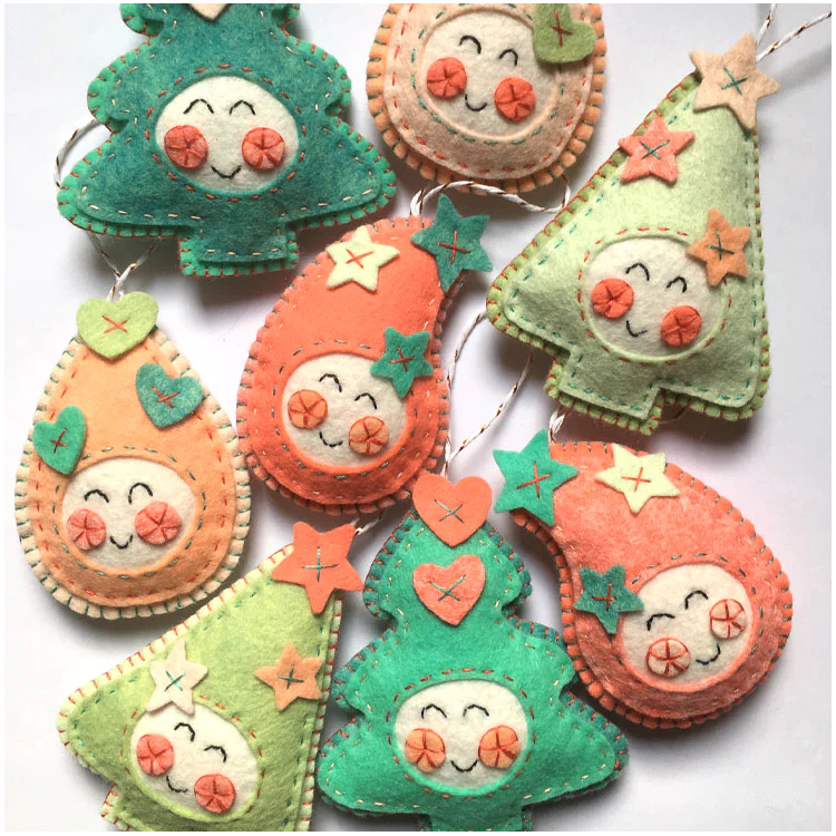 [kitnoelkawai] Kits feutrine (Noël Kawai)