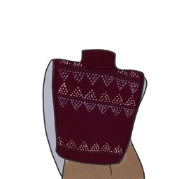 Kit Beth Warmer - Anne Ventzel (Couleurs originales bordeau, Vest 3)