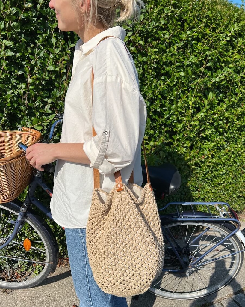 Kit - French Market bag de Petite Knit (Camel)