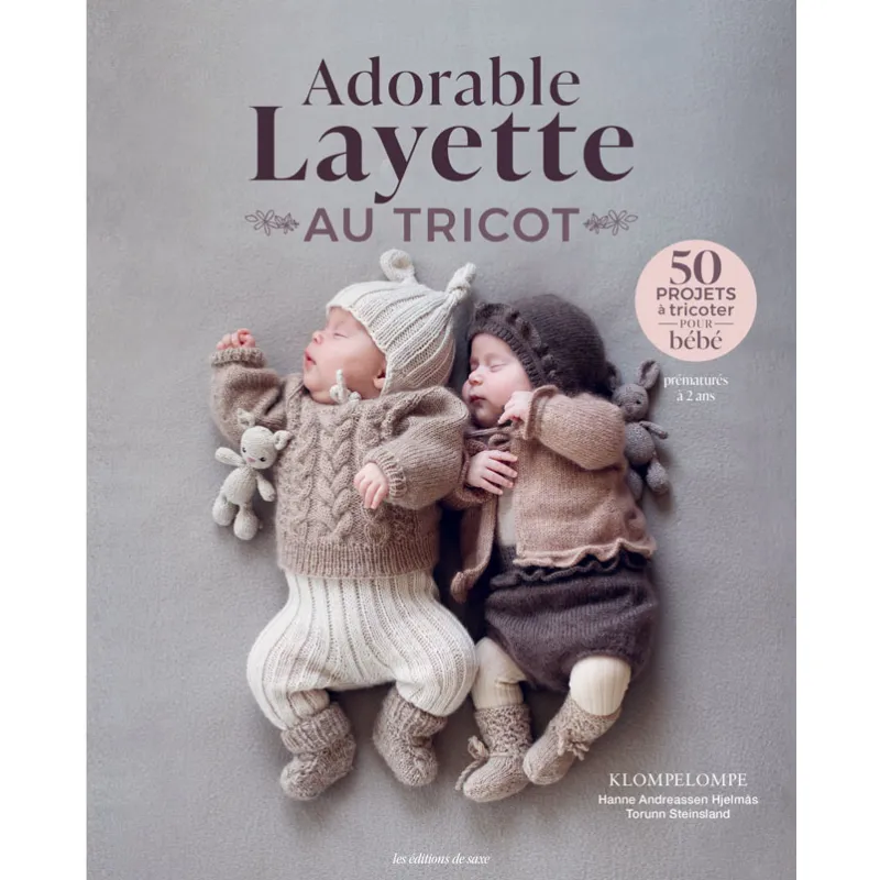 Adorable layette au tricot