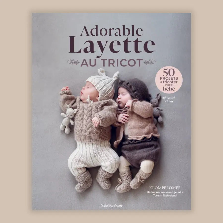 Adorable layette au tricot