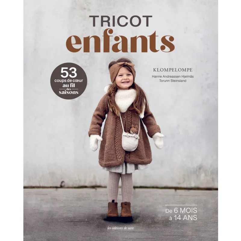 Tricot enfants - 53 coups de coeur au fil des saisons