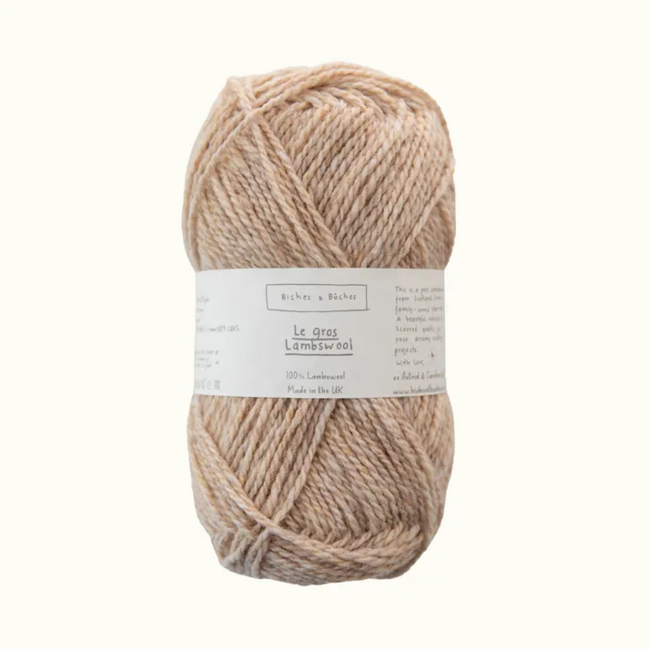 Biches et bûches - Le Gros Lambswool (Beige)