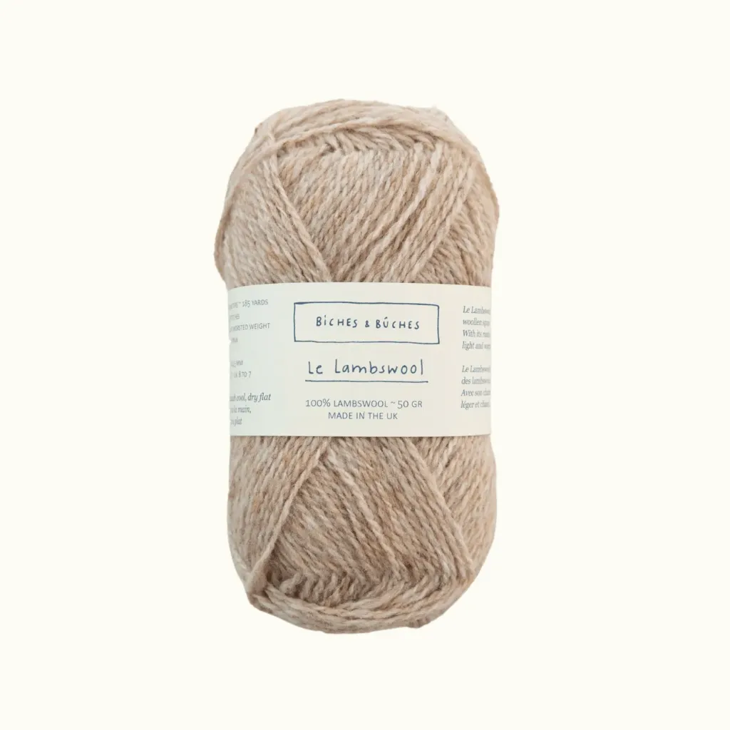 Le Lambswool - Biches et bûches (Beige)