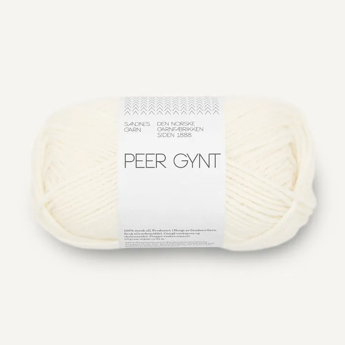 Sandnes Garn - Peer Gynt (1002 Creme)