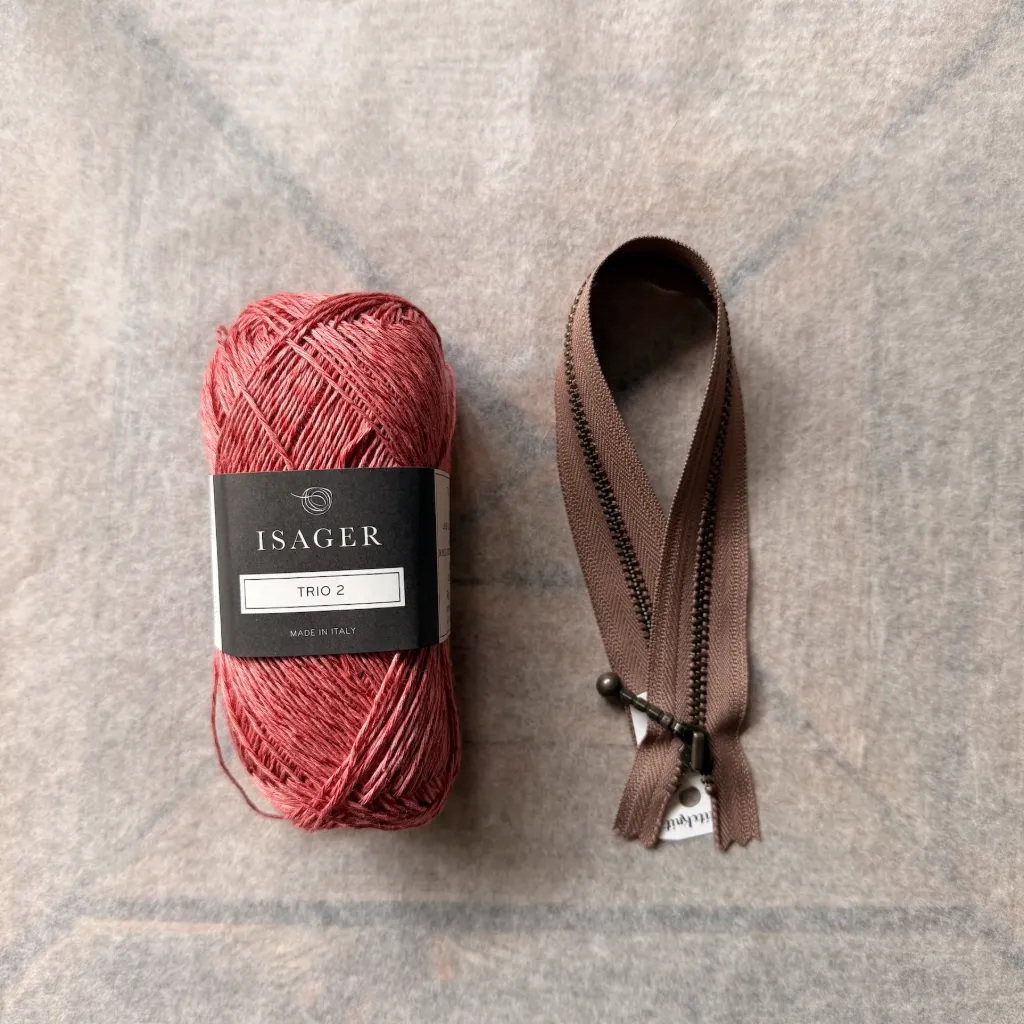 Kit - Florence bag de Petite Knit (Blush)