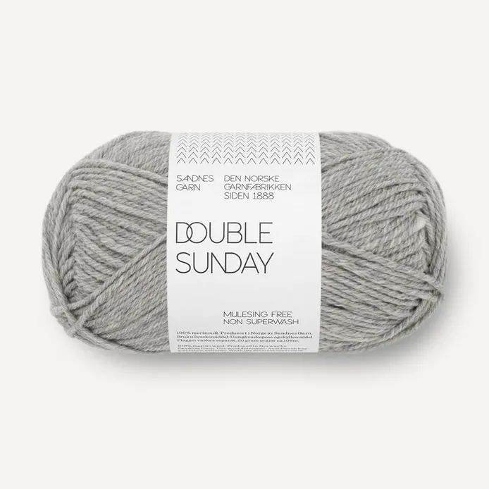 Sandnes Garn - Double Sunday (1042 Grey Melange)