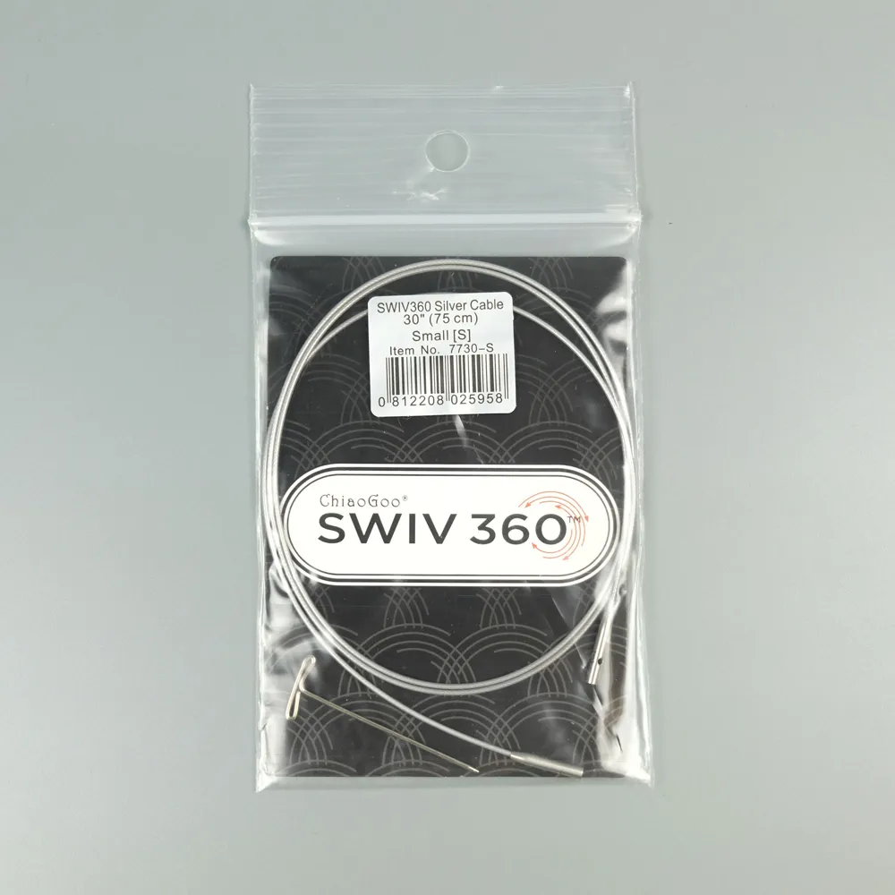 Chiaogoo - SWIV360 Silver Cable Small (20 cm)