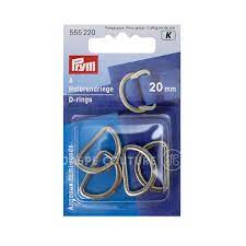 Anneaux demi-rond argent - Prym