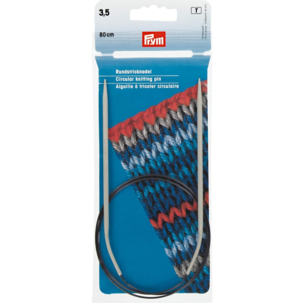 Prym - Aiguille circulaire aluminium 80 cm