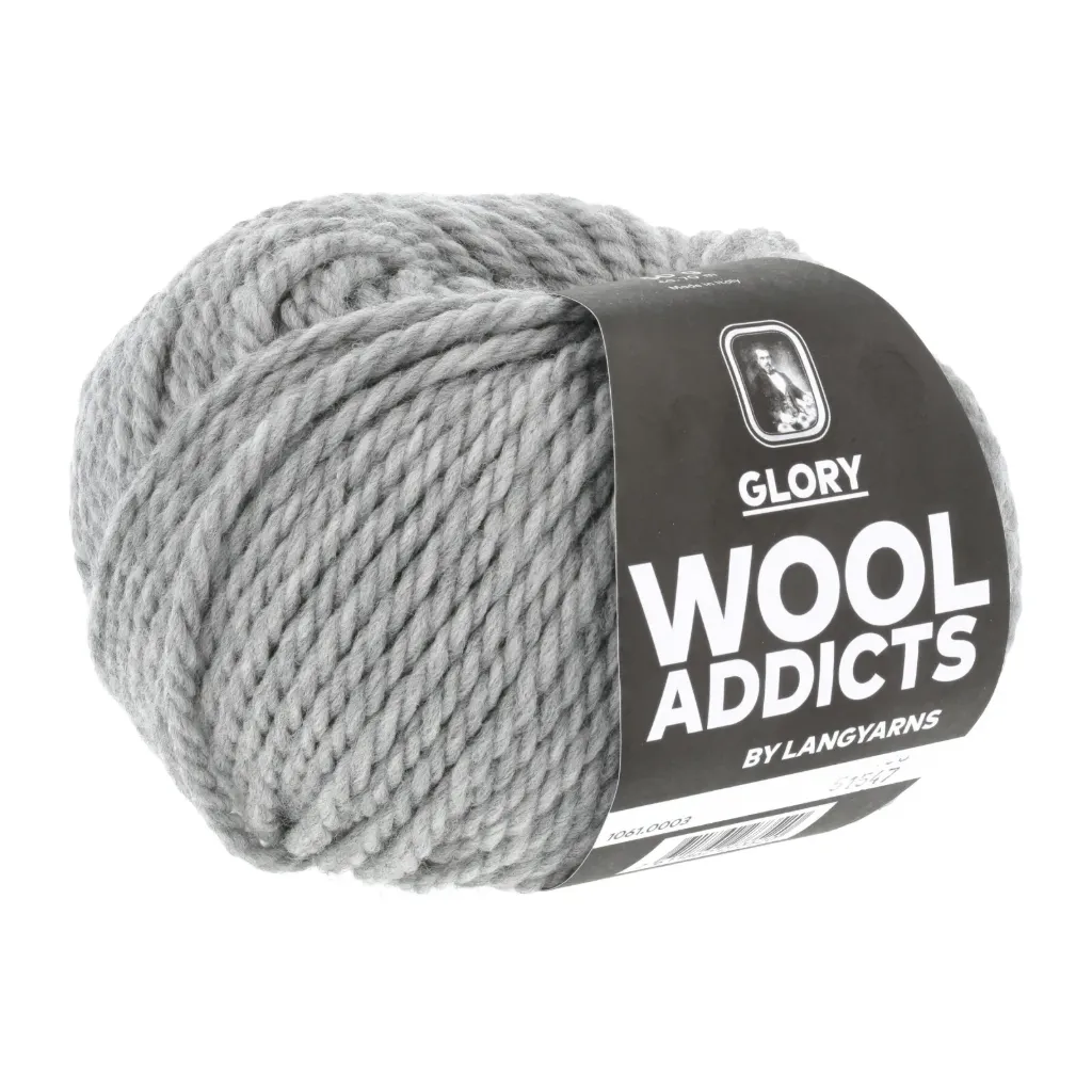 Glory - Wool Addicts Lang Yarns (0003 Gris mélange)