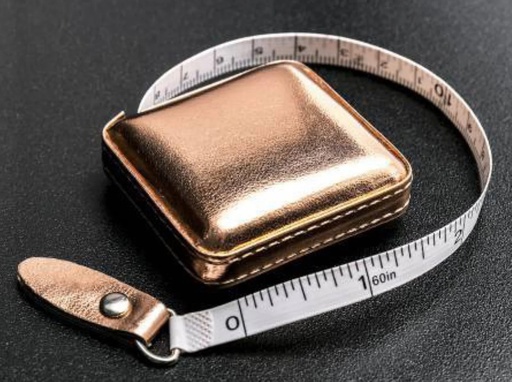 Mètre à ruban gold rose